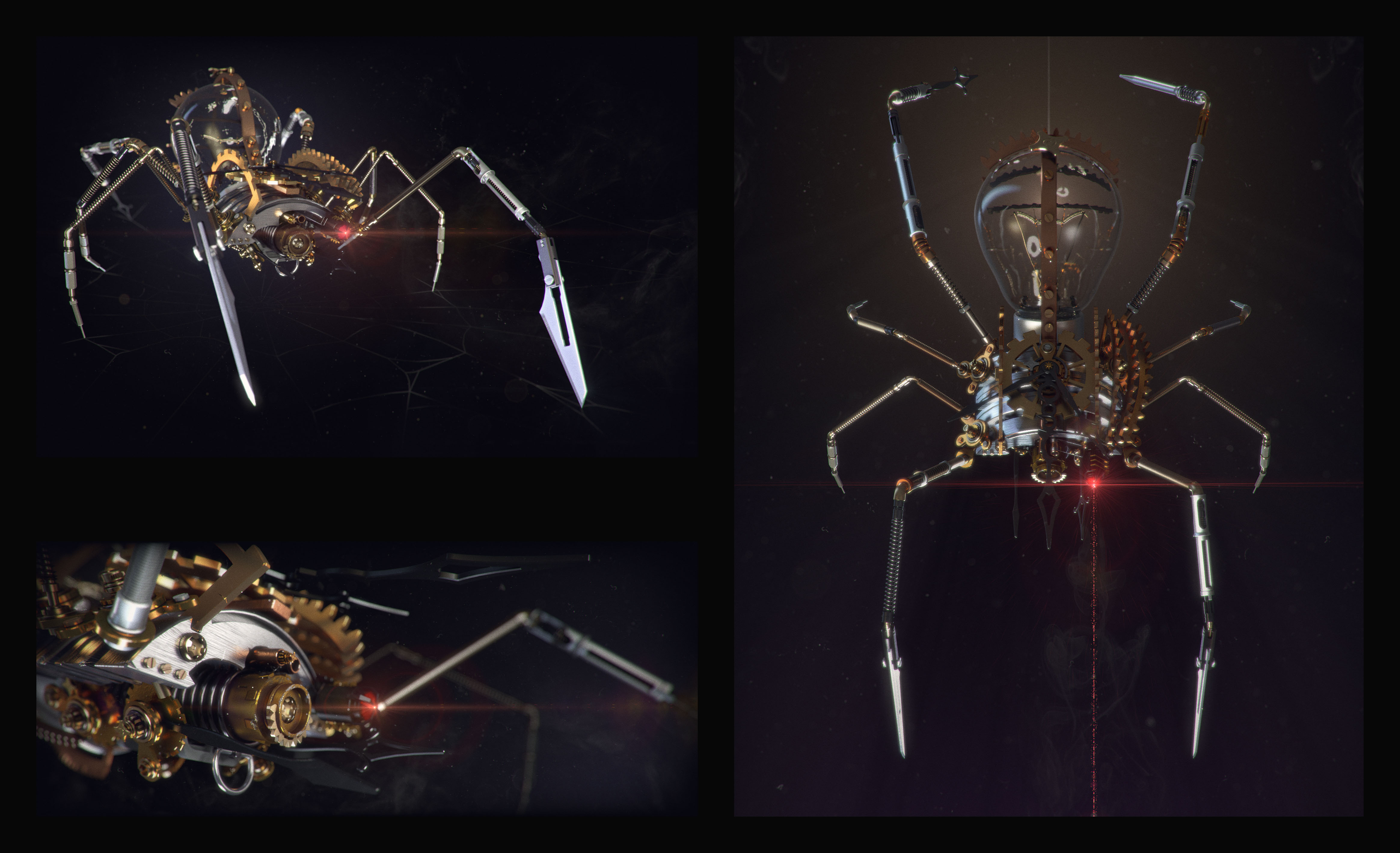 Clockwork Spider Render 1/3